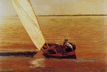  Eakins Deco Art - Sailing Realism seascape Thomas Eakins